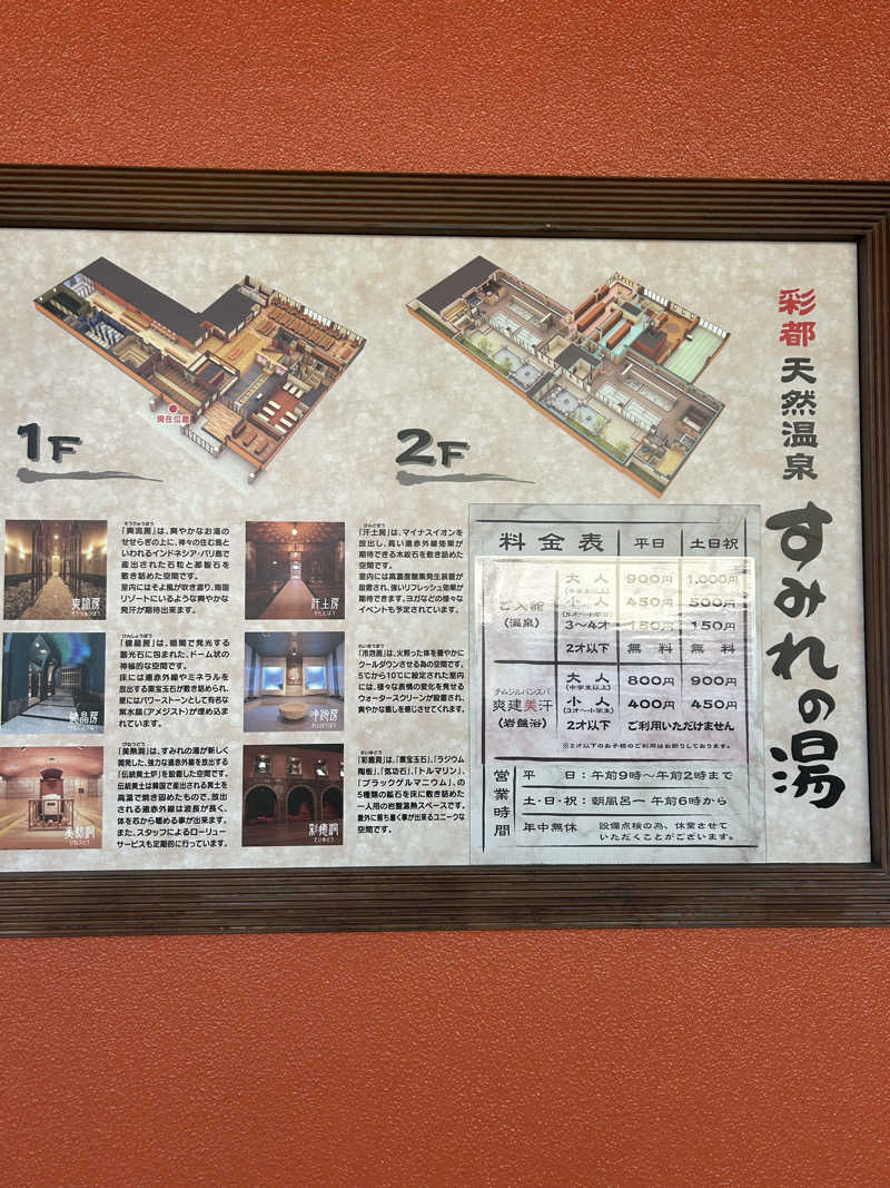 松岡晃さんの彩都天然温泉すみれの湯のサ活写真