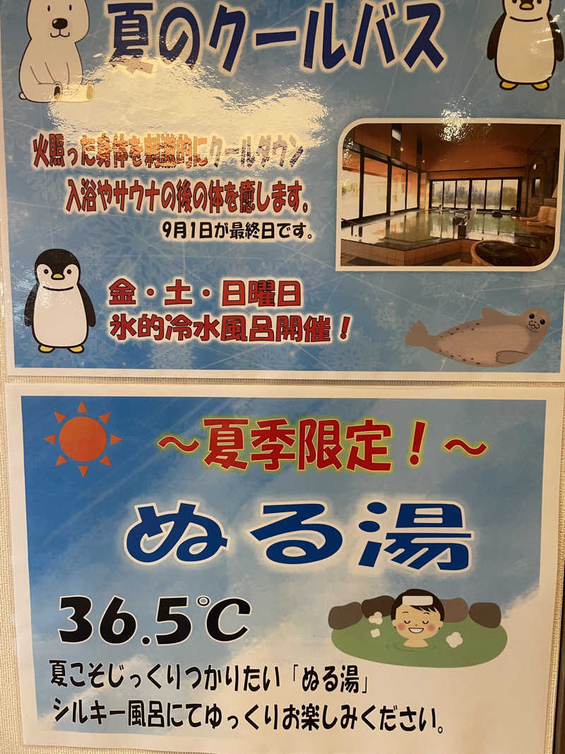 うっちーさんのSpa Resort 菜々の湯のサ活写真