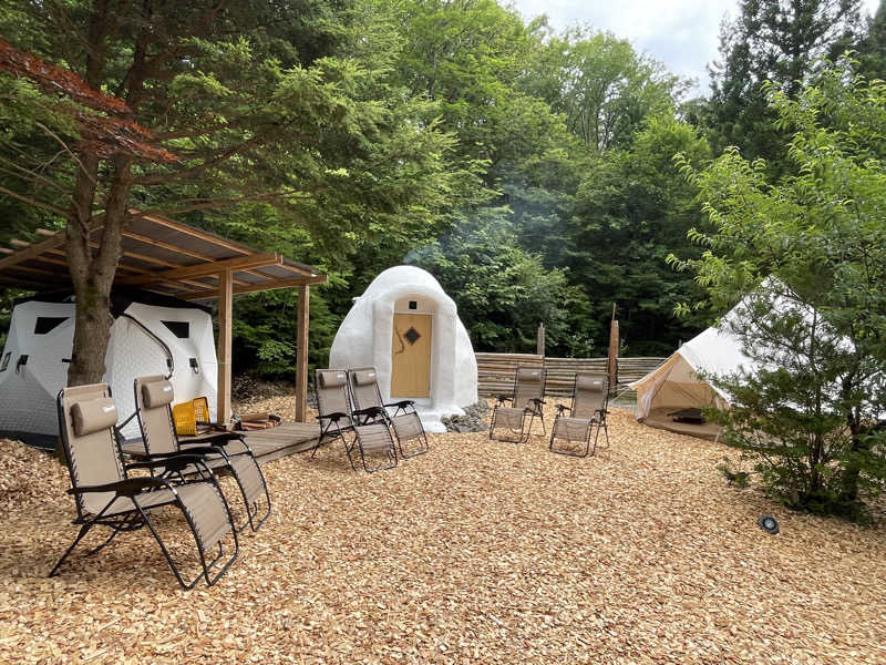 瀬戸 京詩さんの女沼のアウトドアwith古民家 アースバッグサウナのサ活写真