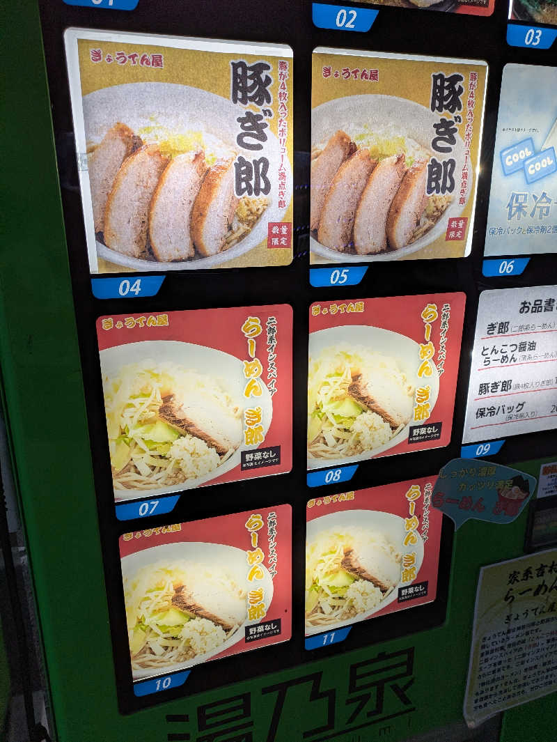 ちゃん丁目の下新屋物語さんの湯乃泉 草加健康センターのサ活写真