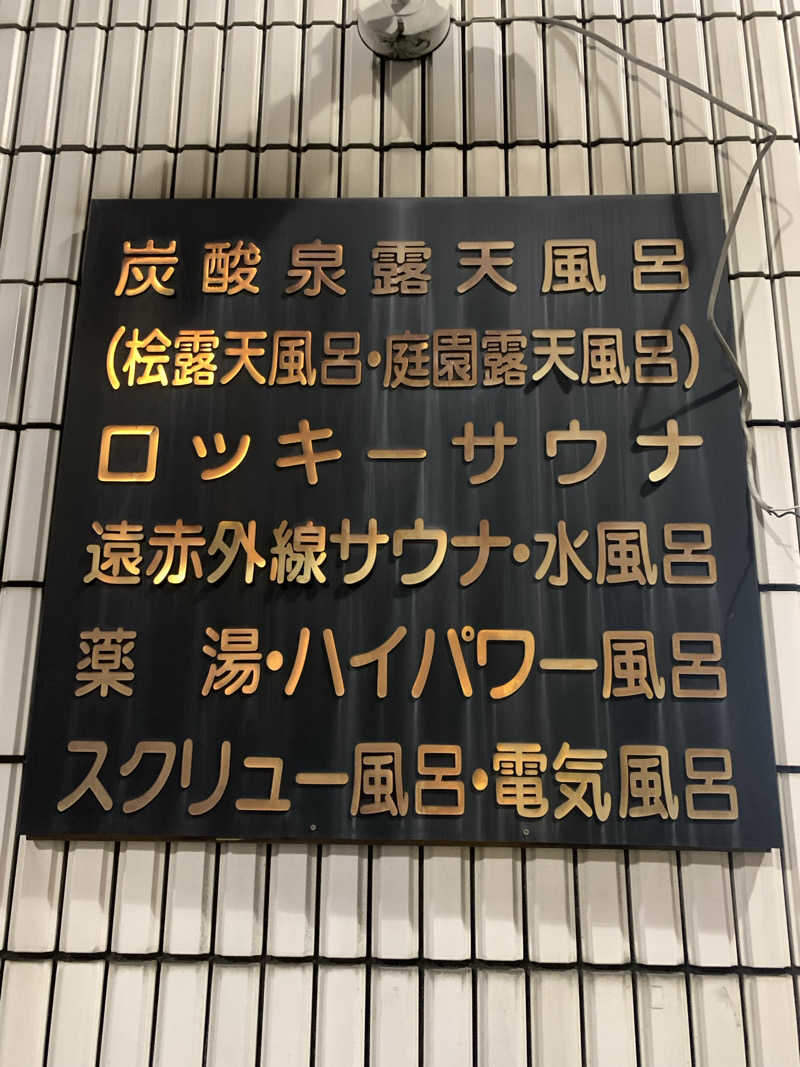 トニーちゃんさんの中延温泉 松の湯のサ活写真