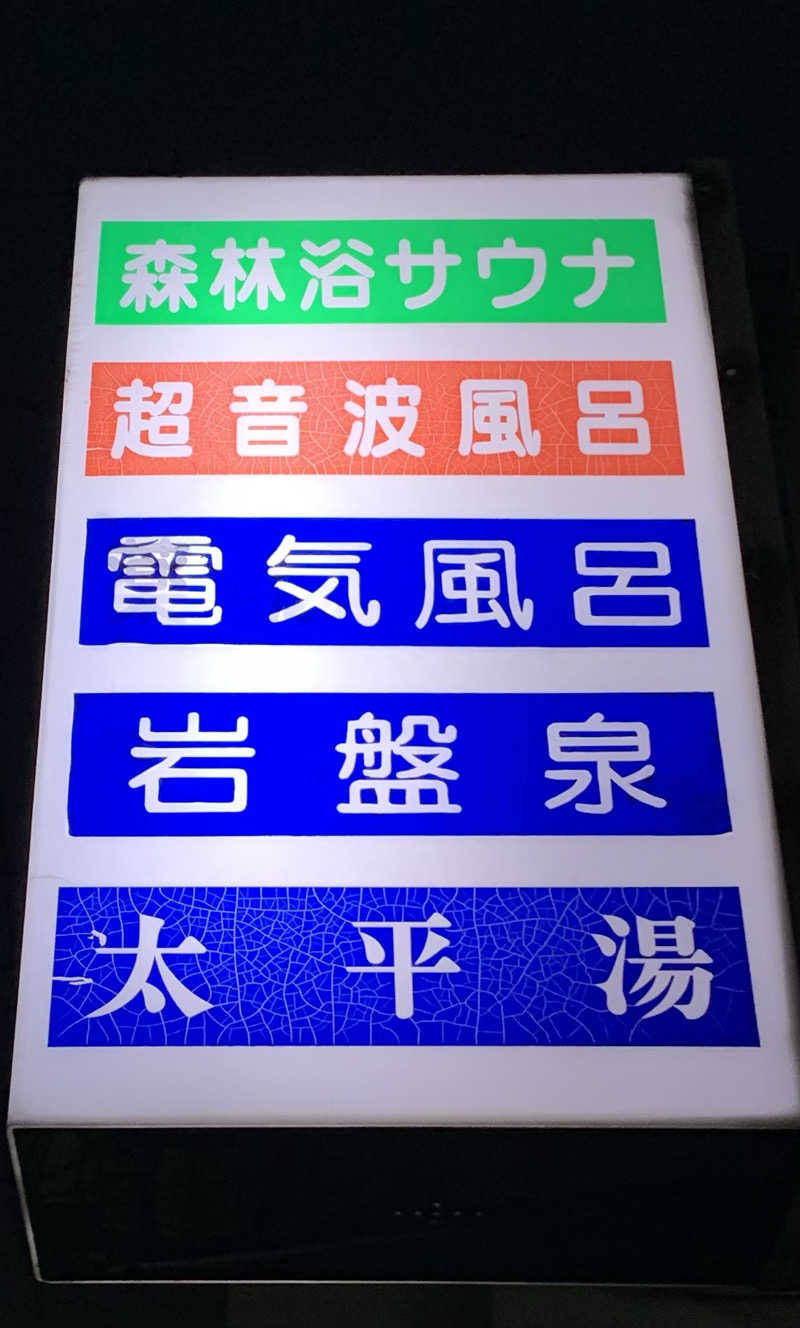 トニーちゃんさんの太平湯のサ活写真