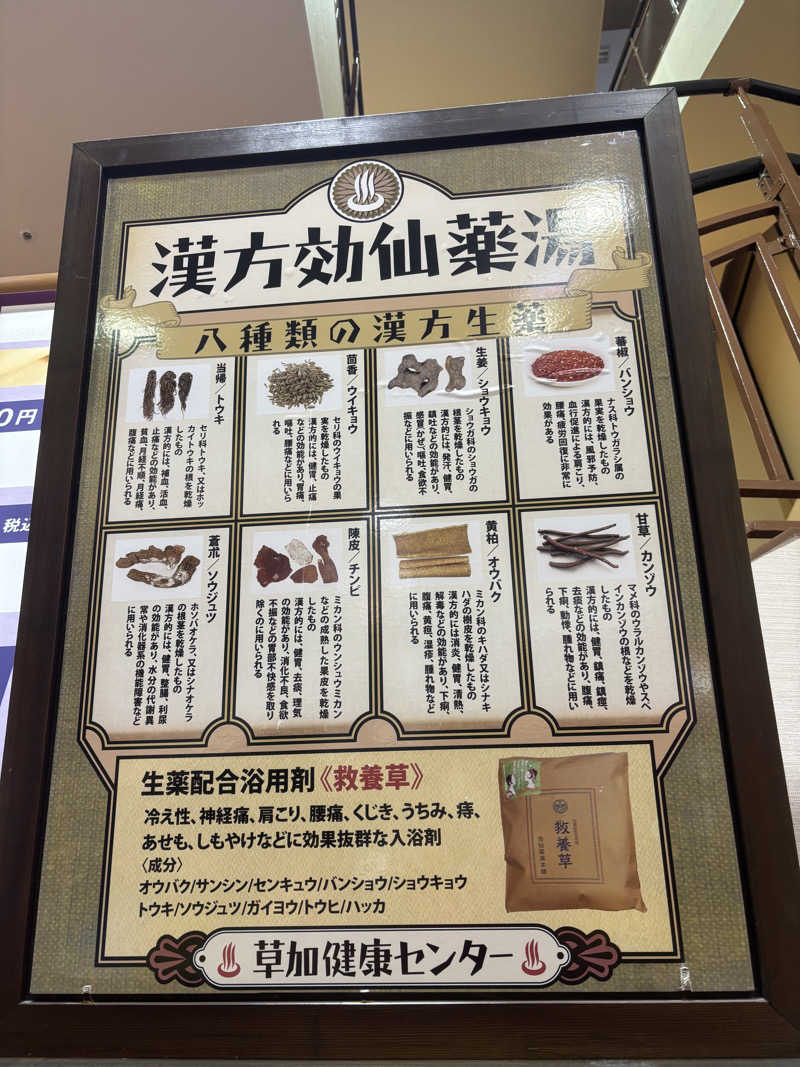 マイナー施設コレクターさんの湯乃泉 草加健康センターのサ活写真