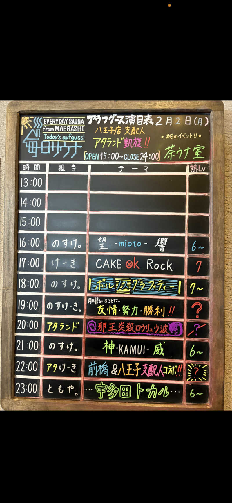 サスライトリップキングさんの毎日サウナ 前橋本店のサ活写真