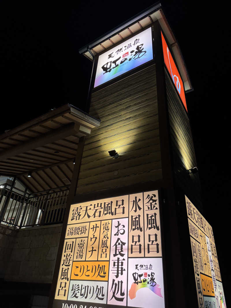 くっすーさんの天然温泉 虹の湯 二色の浜店のサ活写真