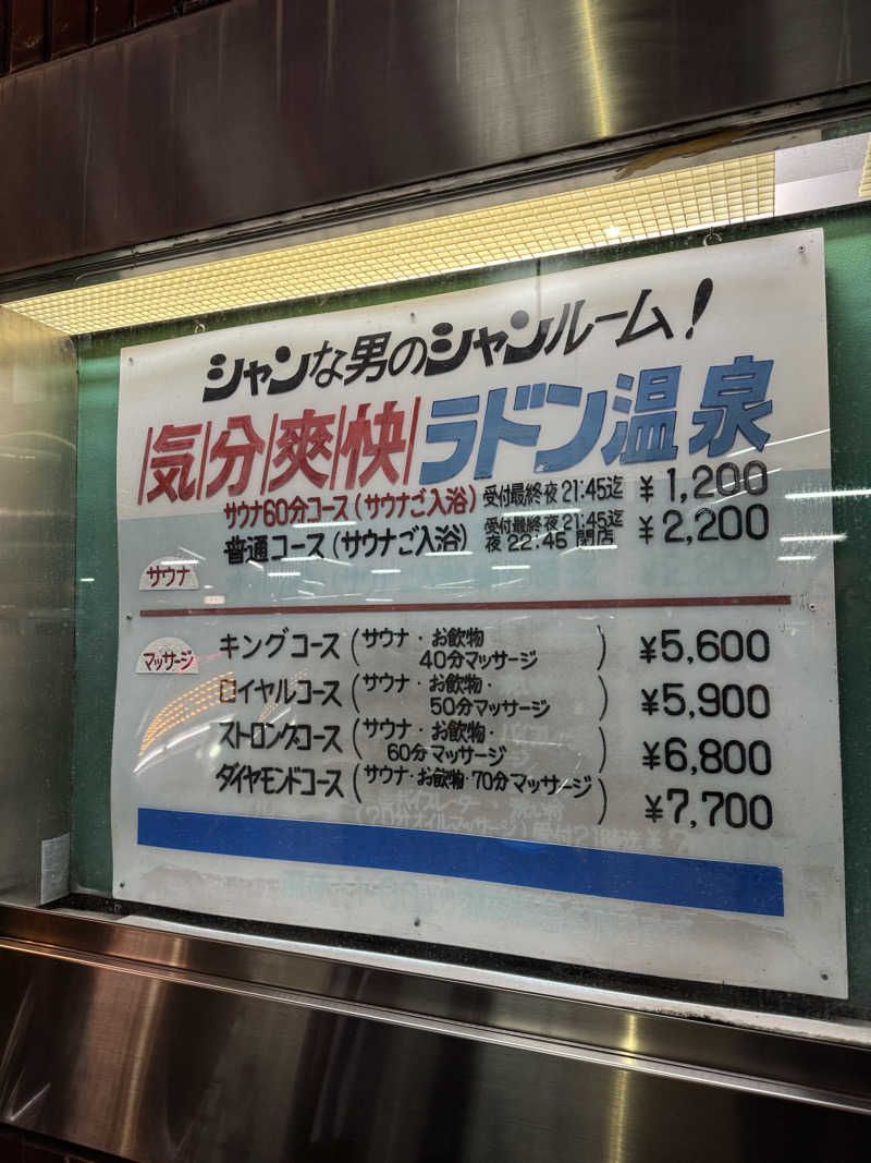 くっすーさんのサウナシャンのサ活写真