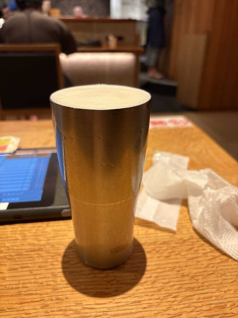 サウナの後のビール命さんのサウナ&ホテル かるまる池袋のサ活写真