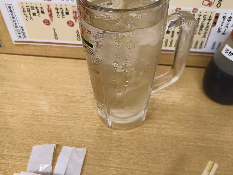 ハイボール（写真にないがレモンサワーも）