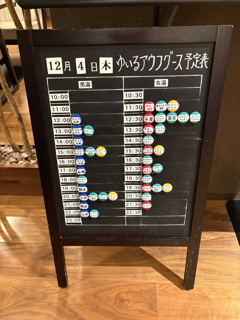 まろさんの朝日湯源泉ゆいるのサ活写真
