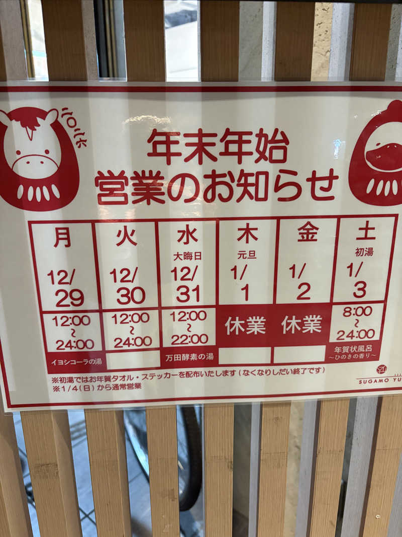 まろさんの巣鴨湯のサ活写真