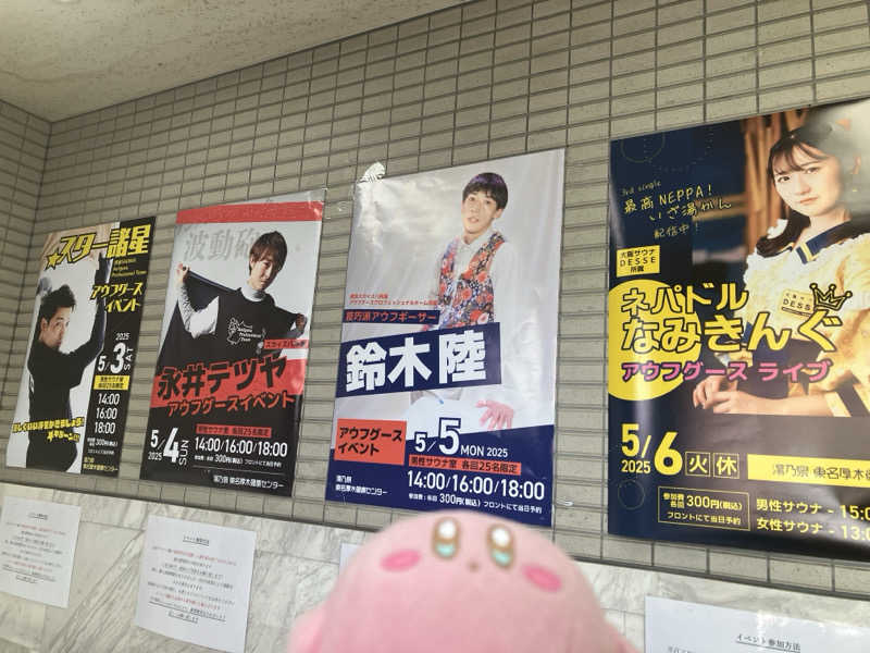 かしをりさんの湯乃泉 東名厚木健康センターのサ活写真