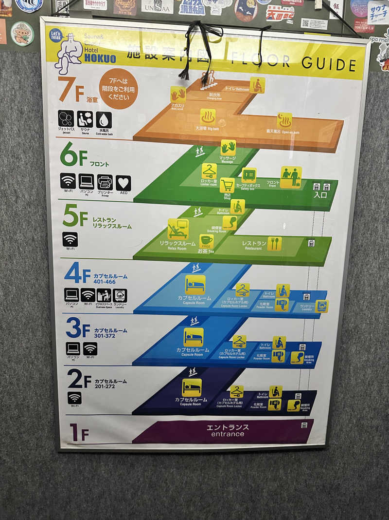 アス兄さんのサウナ&カプセルホテル 北欧のサ活写真
