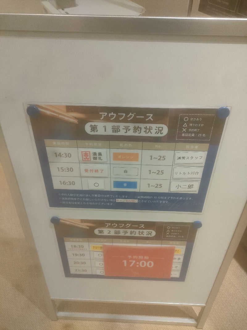 のぶさんの東京ドーム天然温泉 Spa LaQua(スパ ラクーア)のサ活写真