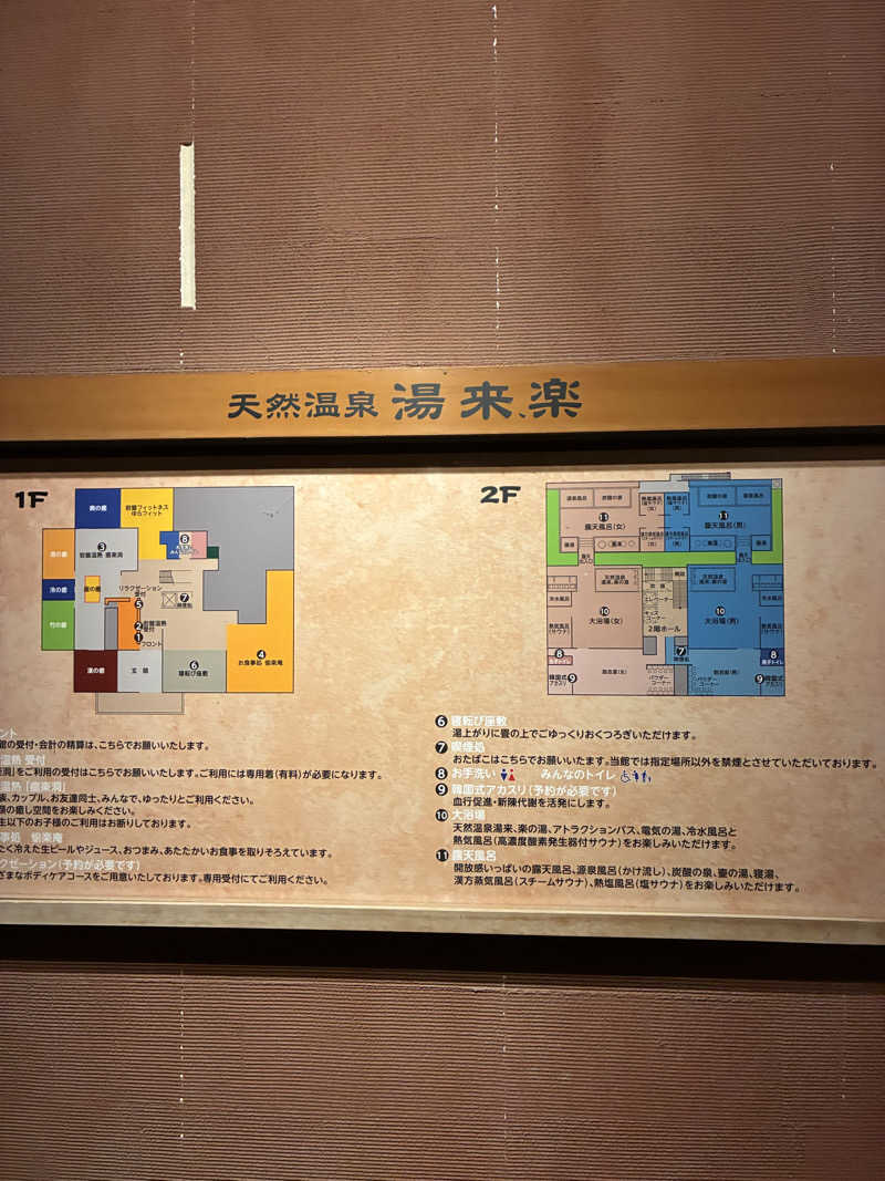 ゆーすけさんの湯来楽 内灘店のサ活写真