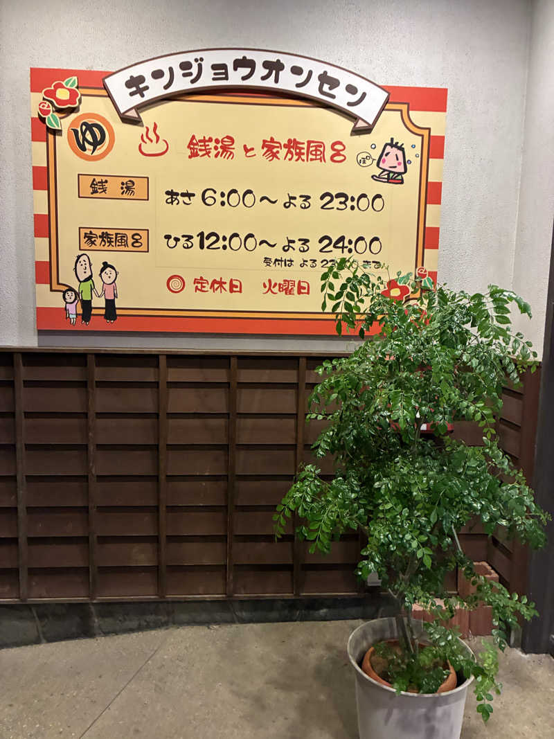ゆーすけさんの金城温泉元湯のサ活写真