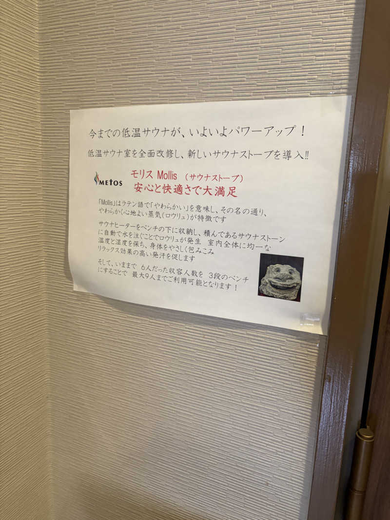 Kotaroさんのカプセルホテル&サウナ コスモプラザ赤羽のサ活写真