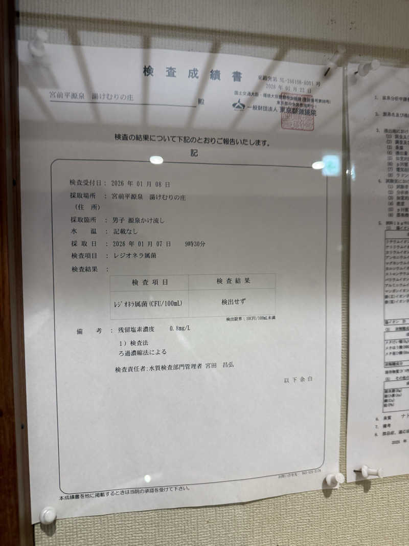OSMさんの宮前平源泉 湯けむりの庄のサ活写真