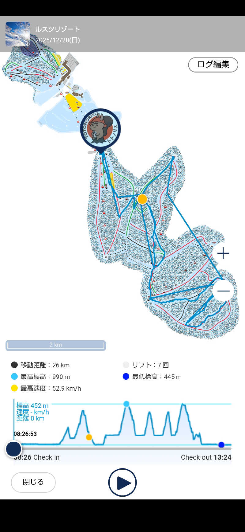 ぁっιさんのウェスティンルスツ温泉のサ活写真