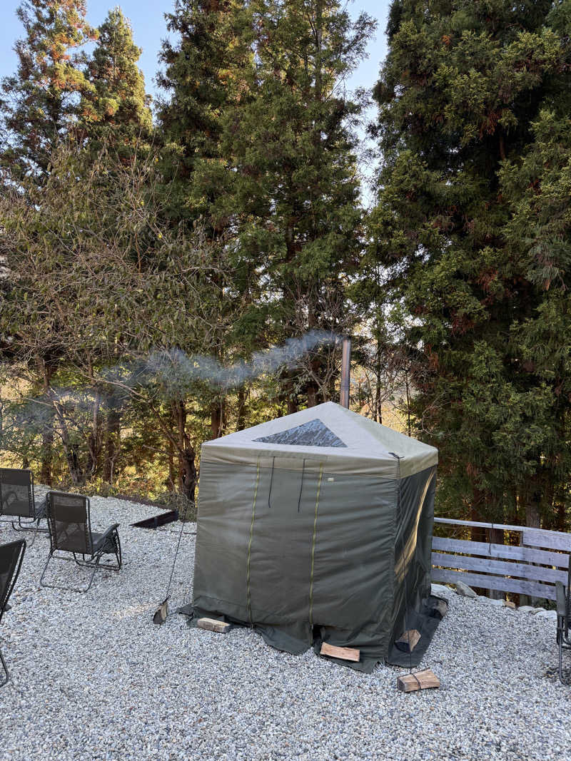 北関東サウナー　熱波人、モモンガヒロキさんの野岩SAUNAのサ活写真