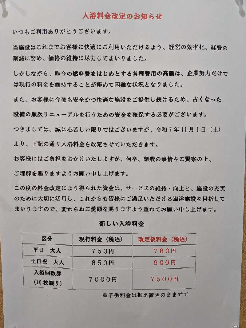 黒岩圭介さんのアクアリゾート 岐阜ふじの湯のサ活写真