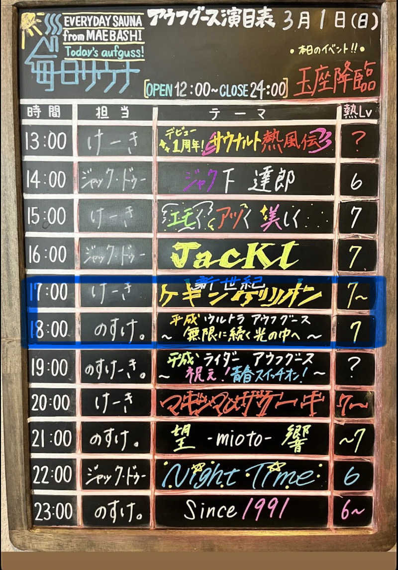 MAOMUGIさんの毎日サウナ 前橋本店のサ活写真