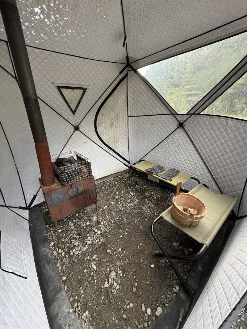 LA出身サウナーさんのミロクキャンプ場 関東 神奈川 川サウナ テントサウナのサ活写真