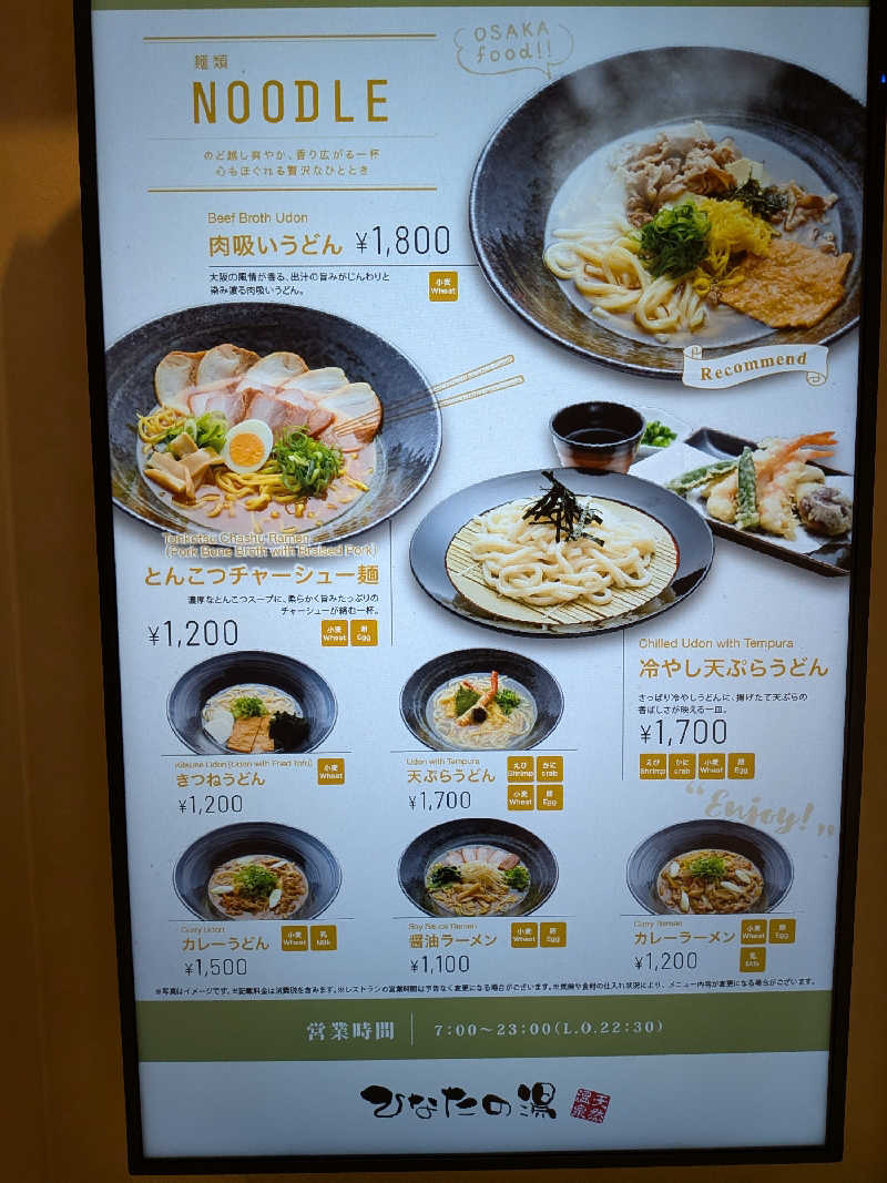 亀岡健太郎さんの天然温泉ひなたの湯 大阪ユニバーサルベイサイドのサ活写真