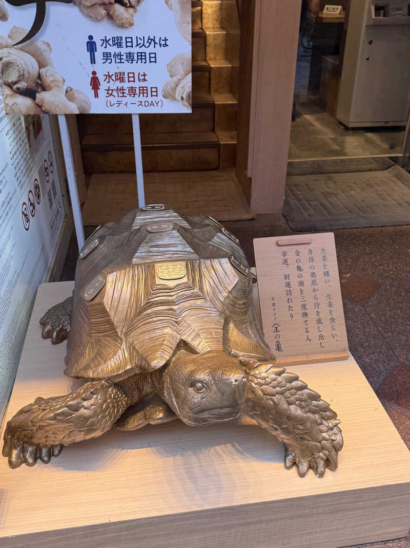 大塚びるさんの生姜サウナ 金の亀のサ活写真