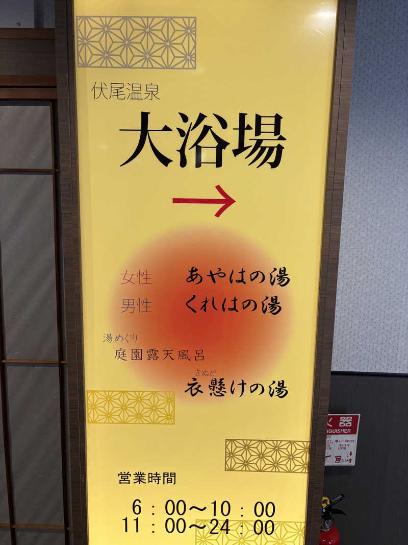 ブンブンさんの伏尾温泉 不死王閣のサ活写真