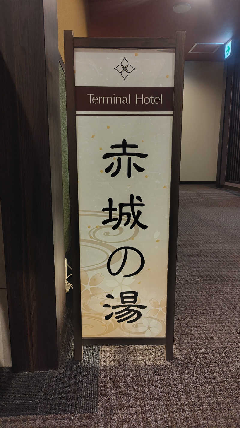 ぺーたさんの新前橋ターミナルホテルのサ活写真