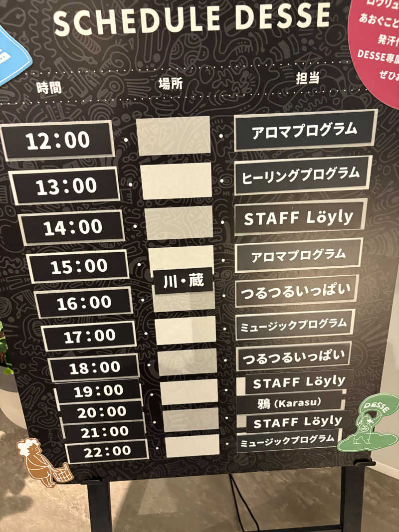 soraとかず3さんの大阪サウナDESSEのサ活写真