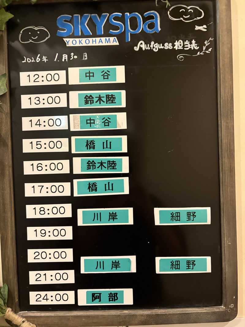 soraとかず3さんのスカイスパYOKOHAMAのサ活写真
