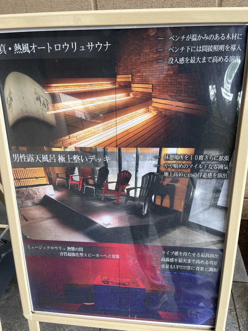 ヒンナヒンナさんの南柏天然温泉すみれのサ活写真