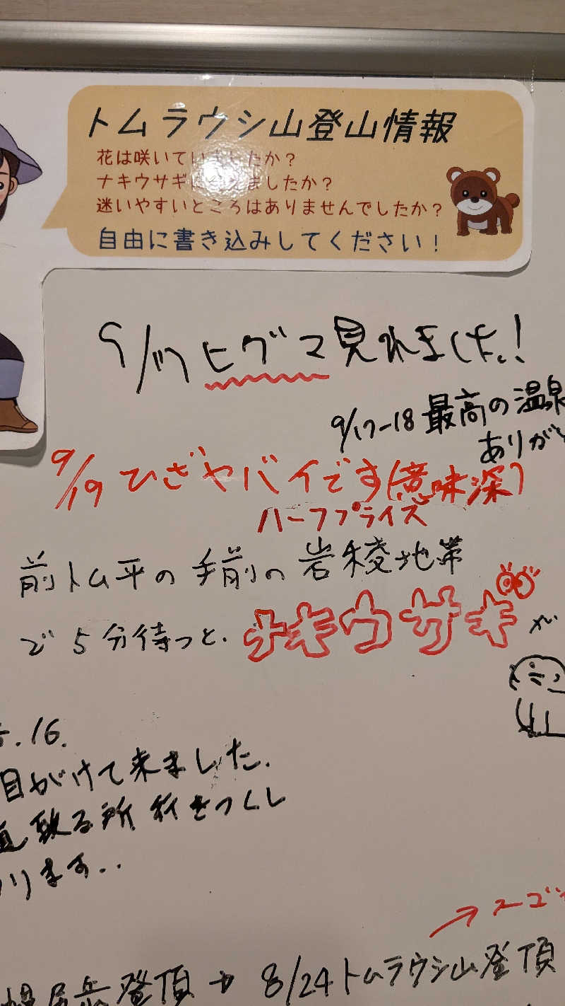 半額王子さんのトムラウシ温泉 東大雪荘のサ活写真