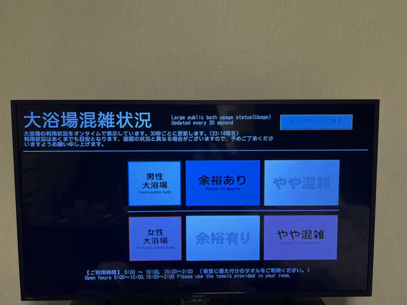 とんこさんのホテルルートインGrand福島駅前東口のサ活写真