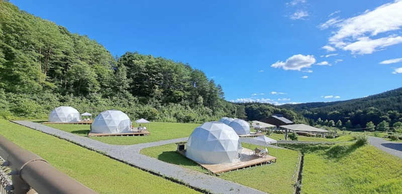 石崎えりかさんの芸北オークガーデンのサ活写真