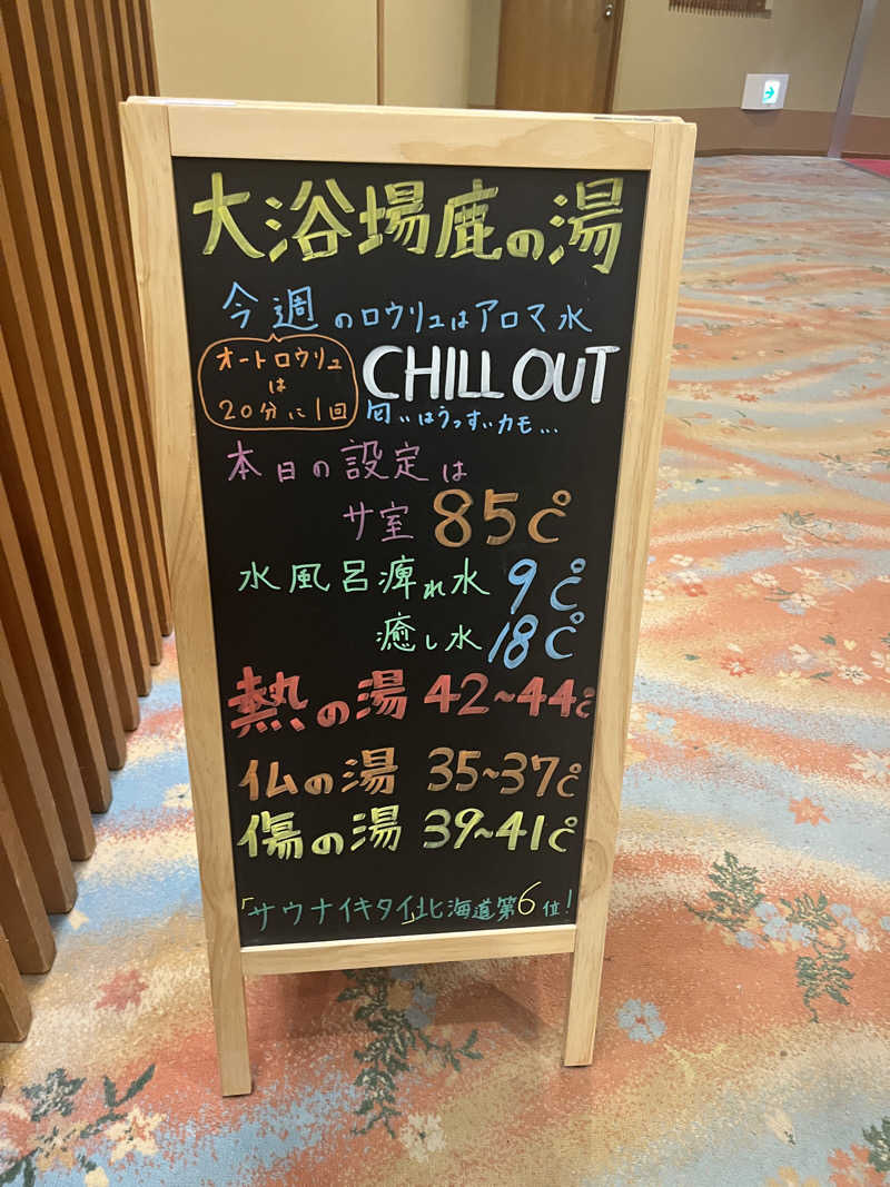 塩太郎さんの定山渓 鹿の湯のサ活写真