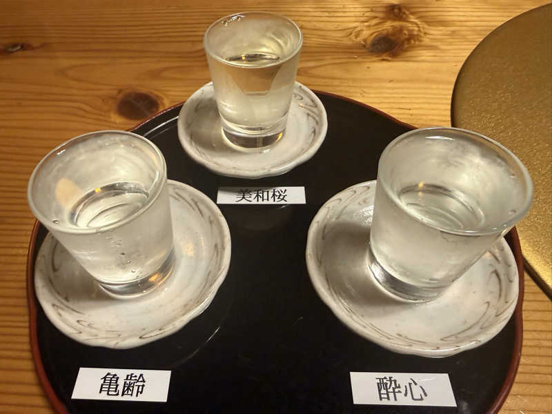 地酒の飲み比べセット