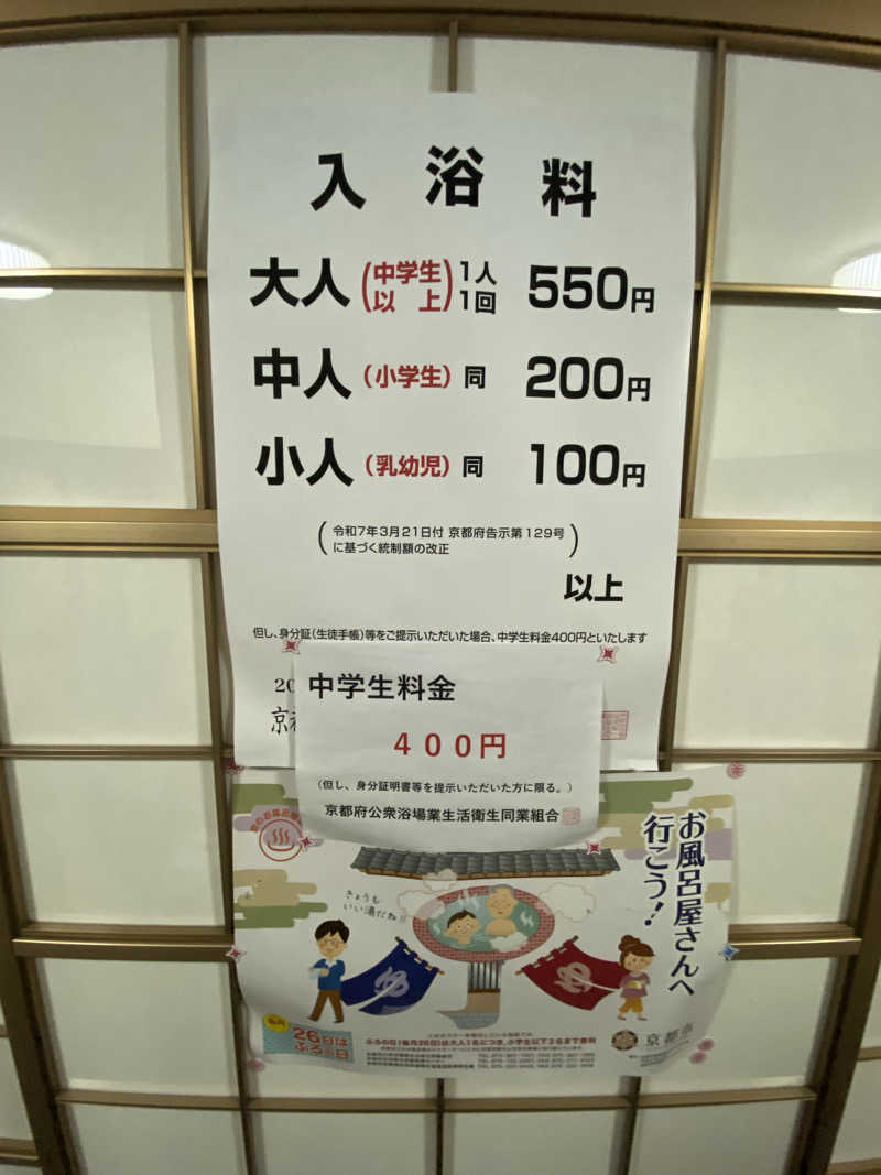 もじゃもじゃさんの大正湯(京都駅)のサ活写真