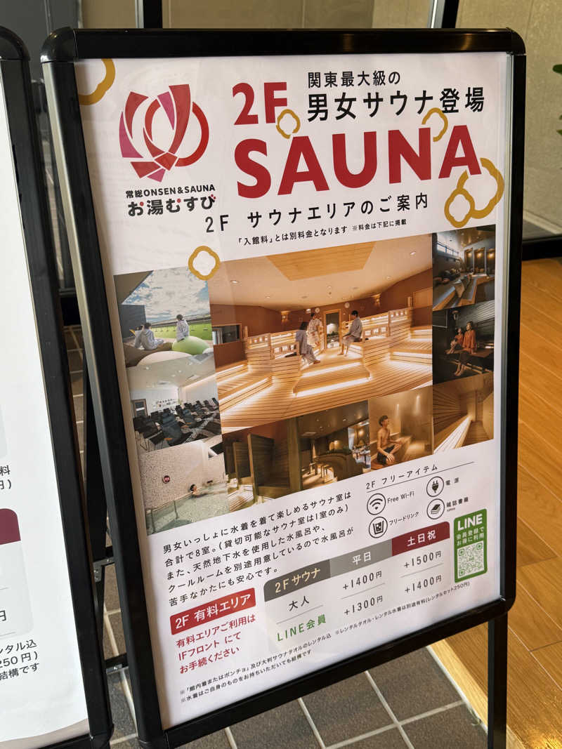 ぐーちー🔥さんの常総ONSEN&SAUNA お湯むすびのサ活写真