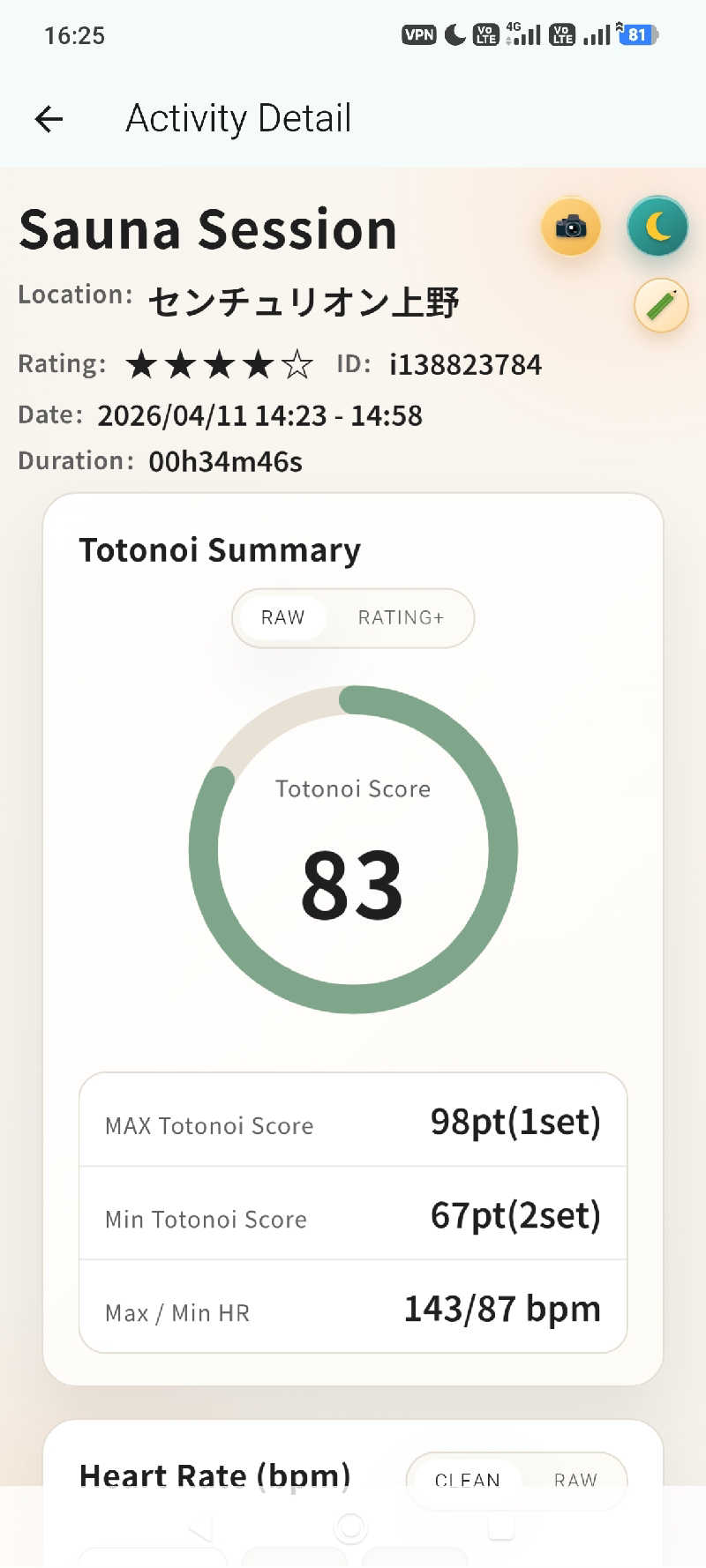むんさんのサウナリゾートオリエンタル上野 (センチュリオンホテル&スパ上野駅前)のサ活写真