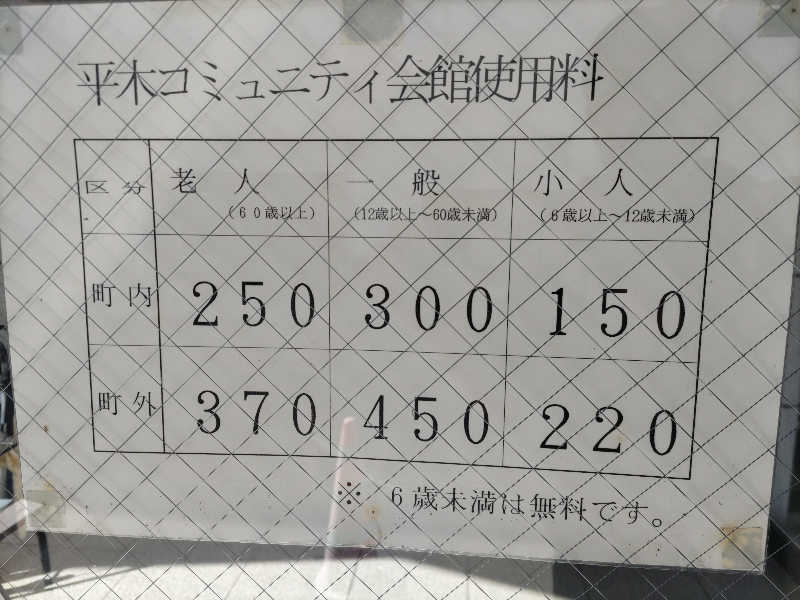 カニすきさんの三木町 平木コミュニティセンターのサ活写真