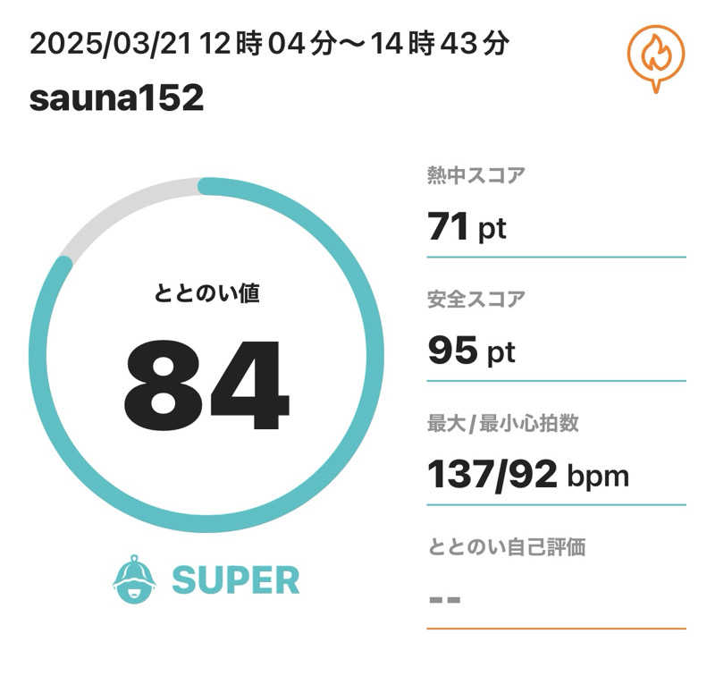 MasayoshiさんのSAUNA152(サウナイコニ)のサ活写真
