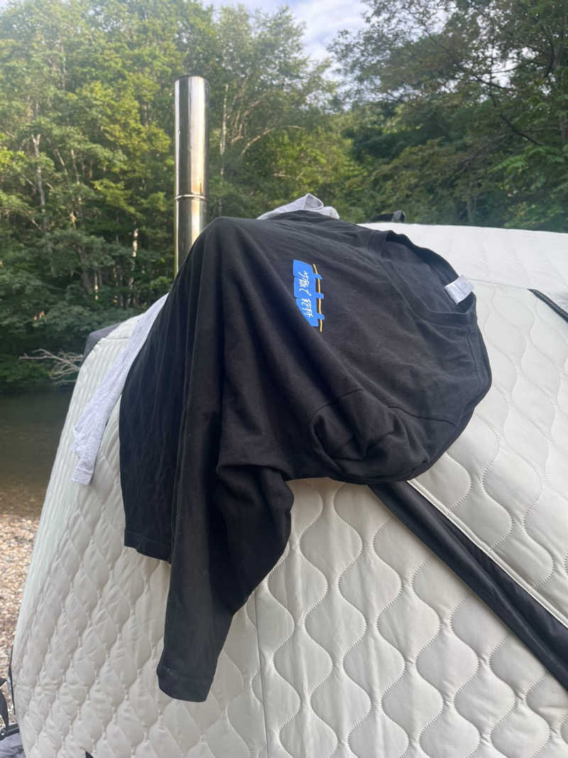 ベーコン目玉焼きパンさんのさやみじゅテントサウナイベントのサ活写真