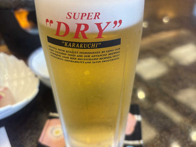 生スーパードライ中