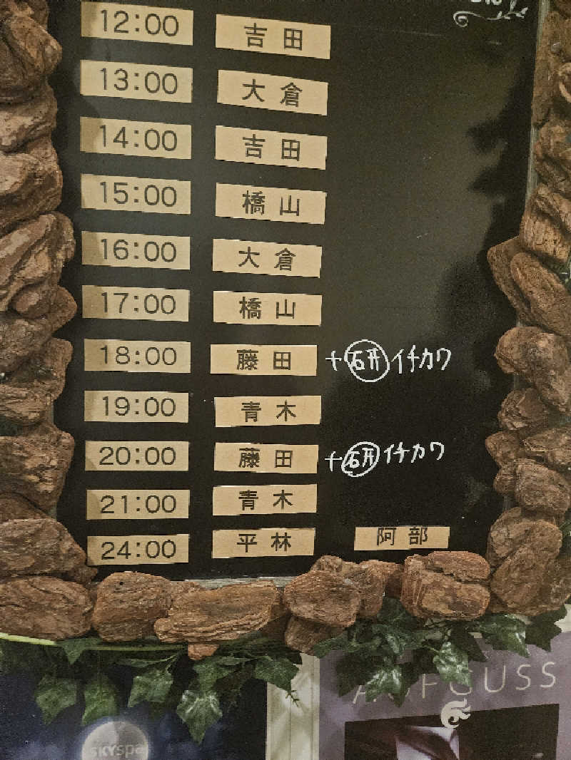 ピロシキさんのスカイスパYOKOHAMAのサ活写真