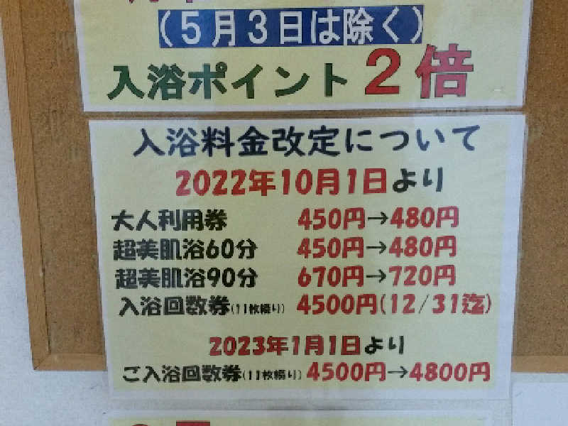 湯の花江別殿[江別市]のサ活（サウナ記録・口コミ感想）一覧29ページ目