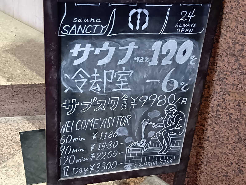 マークさんの浅草橋サウナ SANCTYのサ活写真