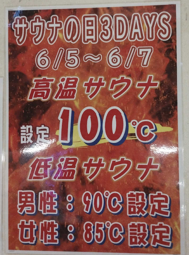 あつけんマイスターさんの野天湯元 湯快爽快 たやのサ活写真