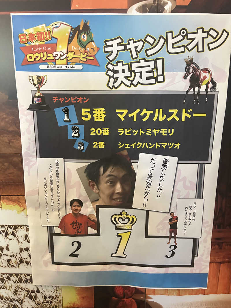Suiじいさんのニコーリフレ SAPPOROのサ活写真